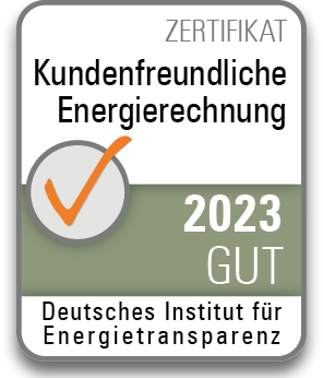 Kundenfreundliche Energierechnung DIFET Siegel