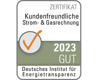 Kundenfreundliche Energierechnung DIFET Siegel